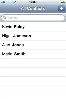 Press + in the top right corner of the display.