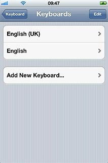 Press Add New Keyboard....