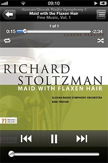 To fast forward or rewind the current audio file:Press and hold arrow right or arrow left.