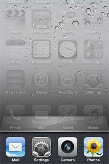 Press and hold any menu item until the menu items start to jiggle.