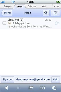 You can now use the application.Please note that Gmail isn't part of the original application package and therefore only a general description is given here.You have a number of options, such as:Send email messagesRetrieve and read email messagesReply to email messagesCreate new Gmail account