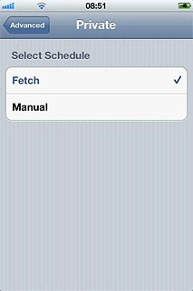 Press Fetch or Manually.