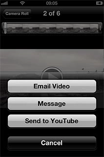 Press Send to YouTube.If it's the first time you use the application, you need to log on.