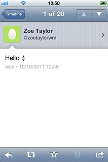 Press Timeline to go back.