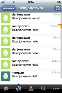 Press the required mention.