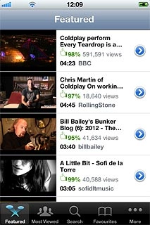 Press one of the following options:Featured