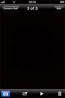 The picture you've just taken is displayed.Press Edit.Choose one of the following options:Rotate the picture, go to 4a.Use automatic picture improvement, go to 4b.Remove red eyes, go to 4cCrop the picture, go to 4d.