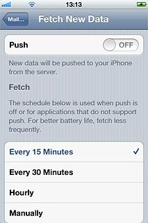 Press the required period or Manually.