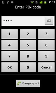 Key in your PIN and press OK.