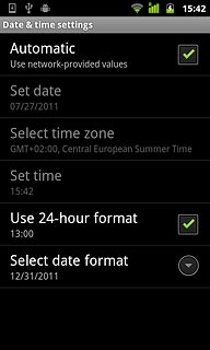When the box next to the menu item is ticked (V), the function is turned on.