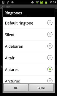 Once you've found a message tone you like, press OK.