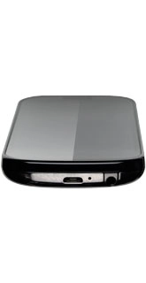 Connect the data cable to the phone socket and to your computer's USB port.