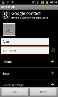 Press Surname and key in the required last name.