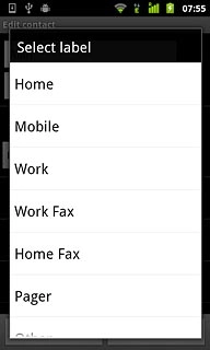 Press the required number type.