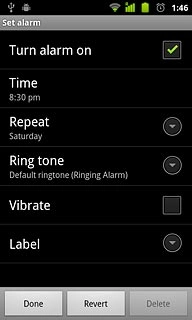 Press Ring tone.