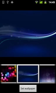 Press the required background image.