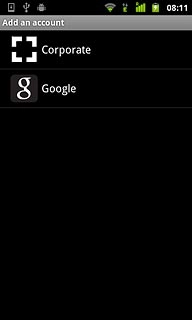 Press Corporate or Google.