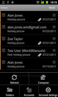 Press Account settings.