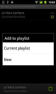 Press New.Key in a name for the playlist.