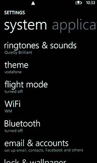 Press ringtones & sounds.