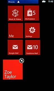 To move a shortcut:Press and drag the required shortcut to the required position.