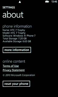 Press more information.