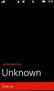 If the key lock is turned on:Press slide up at the bottom of the display and drag it upwards.