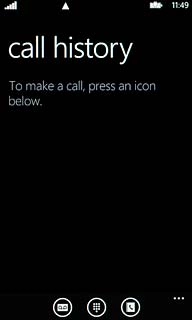 Press the dots in the bottom right corner of the display.