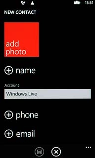Press name and key in the required first name.