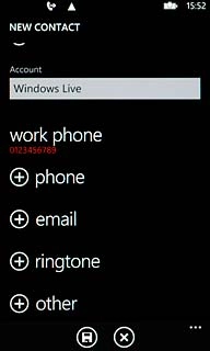 Press email and key in the required email address.