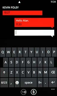 Press the dots in the bottom right corner of the display.