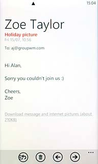 Press the delete icon.