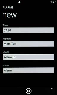 Press the save icon.