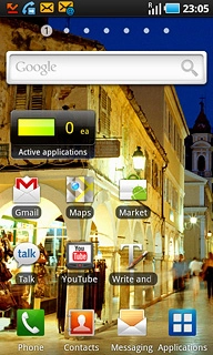 The email message icon shows that you've received a new email message.Further information:Retrieve and read email messages