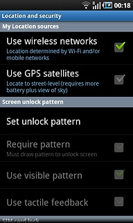 Press Use GPS satellites to turn the function on or off.