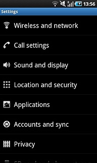 Press Sound and display.