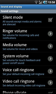 Press Voice call ringtone.
