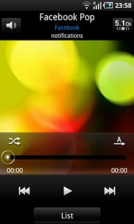 Press the repeat icon the necessary number of times to select the required setting.