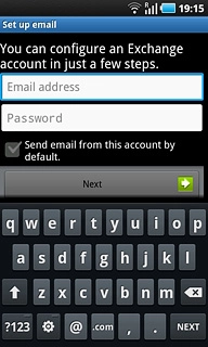 Press Password and key in your password.
