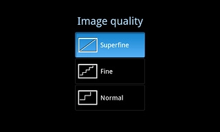 Press Superfine, Fine or Normal.