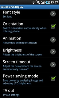 Press Screen timeout.