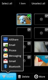 Press one of the following options:Picasa, go to 3a.