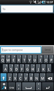Press the information icon.