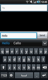 Press arrow down to see more words.
