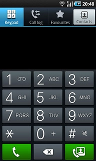 Press and hold the required number key until the number is called.