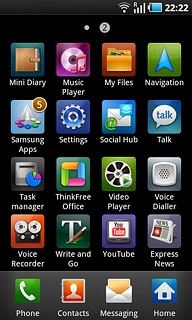 Press the application you've just downloaded.Follow the instructions on the display to use the application.