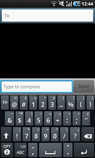 Press the required numbers or the required symbols.