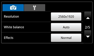 Press the field next to Resolution.