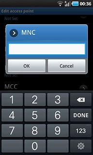 Key in 03 and press OK.