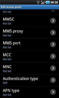 Press APN type.
